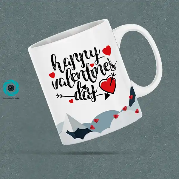 ماگ ولنتاین طرح سه